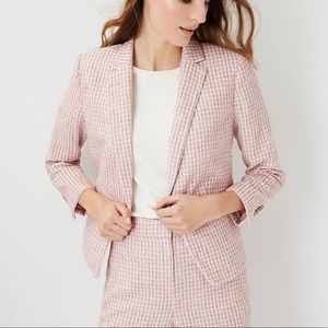 NWT Ann Taylor The Newbury Blazer Houndstooth